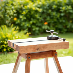 Table vise isolated on white