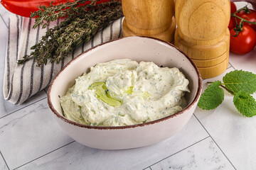 Greek feta dip with oil