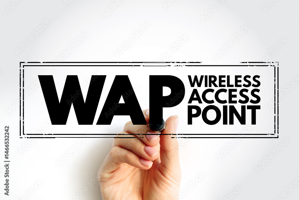 Poster wap - wireless access point is a networking hardware device that allows other wi-fi devices to conne