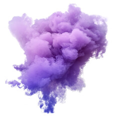 Fototapeta premium Purple Smoke Cloud Explosion