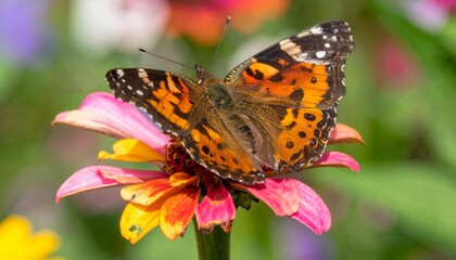 Obraz premium butterfly on flower