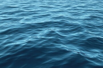 Naklejka premium Deep blue ocean waves