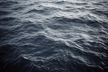 Fototapeta premium Dark, choppy ocean waves