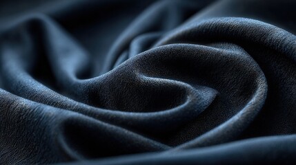 Velvet's Embrace: A close-up shot revealing the luxurious texture and intricate folds of a soft, velvety fabric, rendered in elegant monochrome, evoking a sense of comfort and sophistication.