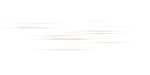 Set of Yellow Light Beams and Horizontal Glare Effects. Bright Laser Flash, Speed Lines, Motion Trails and Glowing Overlay in PNG Format on Transparent Background for Modern Digital Design