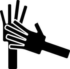 Fototapeta premium rip grave logo design vector template