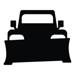 snowplow , black and white illustration of vehicles.