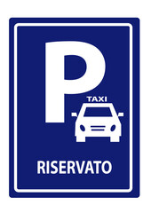 Cartello Parcheggio Riservato
