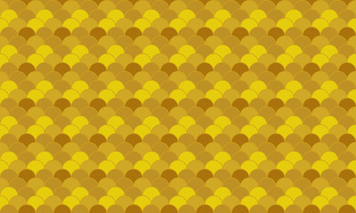 Abstract gold and amber scale pattern.  Elegant, luxurious texture ideal for backgrounds, website design, or textile prints.  Evokes wealth, prosperity, and sophistication.
