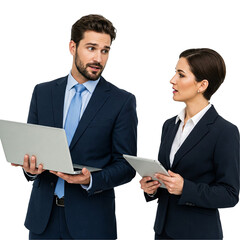 business people working together
