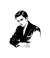 Elegant model showcase vibrant fashion designs