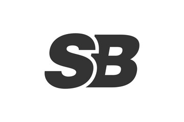 SB Techno Editable Font Logo For Corporate Branding. Bold, Futuristic Design With Unique Typographic Ideas. Minimal Custom Type And Dynamic Letter