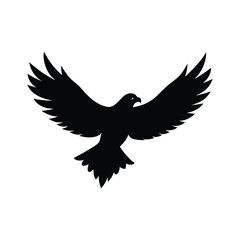 Soaring Eagle Minimalist Vector Silhouette