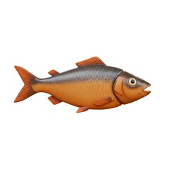 Fototapeta premium 3D Realistic Fish Swimming