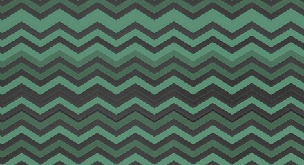 Abstract Chevron Pattern Background Teal and Dark Green Zigzag Design