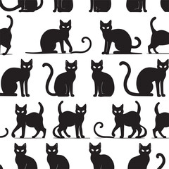 Curious Cat Sitting Silhouette

Playful Kitten Vector Design

Sleeping Cat on Windowsill Silhouette

Cat Stretching Silhouette Art

Elegant Cat Profile Vector