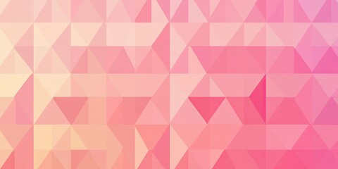Pink Triangle Dream Geometric RoseTinted Background.