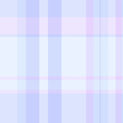 Deluxe textile texture fabric, proud seamless plaid tartan. Soft vector check background pattern in light and lilac colors.