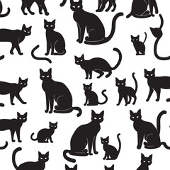 Curious Cat Sitting Silhouette

Playful Kitten Vector Design

Sleeping Cat on Windowsill Silhouette

Cat Stretching Silhouette Art

Elegant Cat Profile Vector