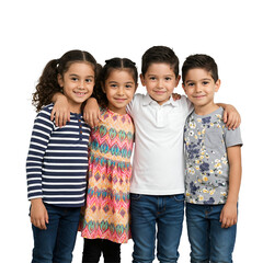 portrait of a group of children