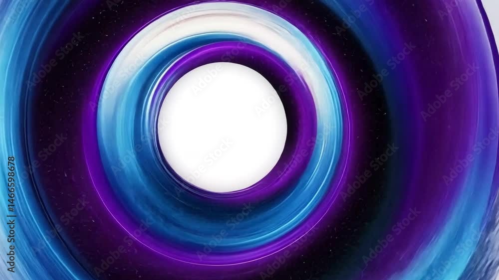 Aufkleber mesmerizing cosmic energy an abstract vortex swirl of blue and purple depth in motion, creating tran