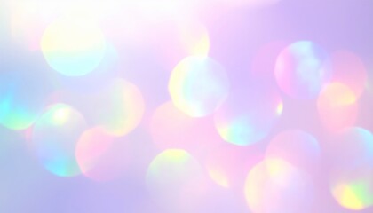 Colorful glowing bokeh background with soft lights and blurred circles