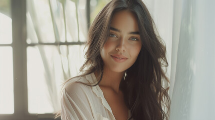 美しい女性のポートレート