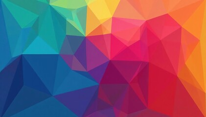 Geometric abstract shapes, vibrant color blocks, minimal, wallpaper