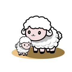 cartoon sheep illustration