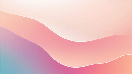 Abstract pink background with flowing waves design.