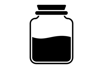 Potion bottle vector illustration simple design
