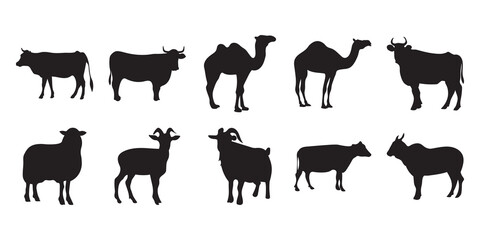 Sacrificial animals Silhouette