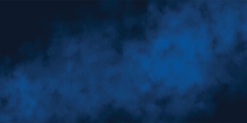Smoky Blue Cloud Background with Dark Corners for Graphic Design

