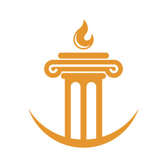 Legal lawyer logo icon design