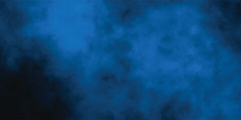 Artistic Abstract Cloud Texture in Blue Tones with Dark Background


