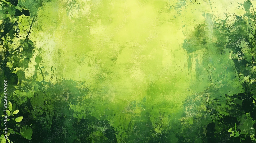 Aufkleber lime green grunge frame vector background - modern abstract texture for business templates and creat