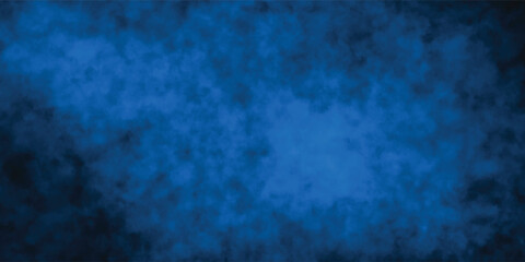 Blue and Black Gradient Background with Smoky Texture Effect

