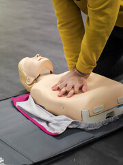 first aid course - company safety - cardiac massage - Basic Life Support