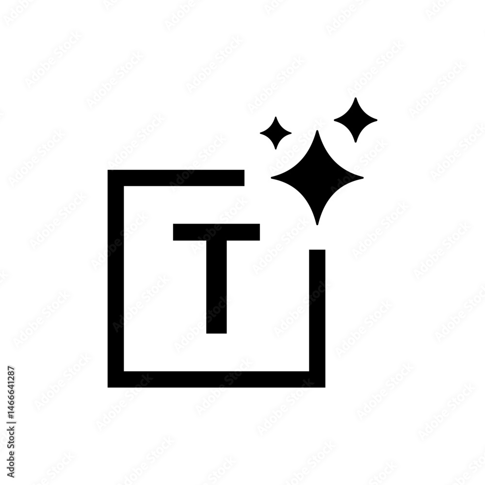 Fototapete text editing with artificial intelligence. text with ai symbol