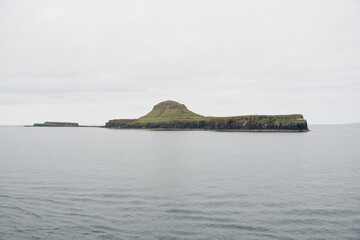 Submarine shaped Scottish island 
