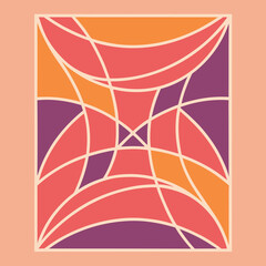 vector illustration of hourglass