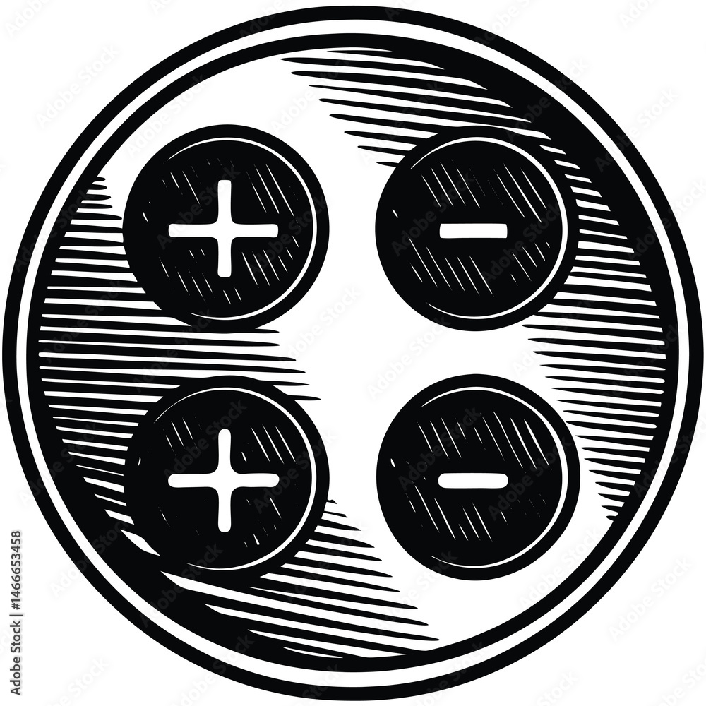 Poster buttons for web design