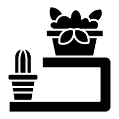 shelf Solid icon
