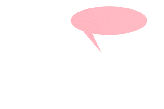 Pink paper cut speech bubble, chat symbol with speech bubbles, cartoon style speech bubbles PNG transparent