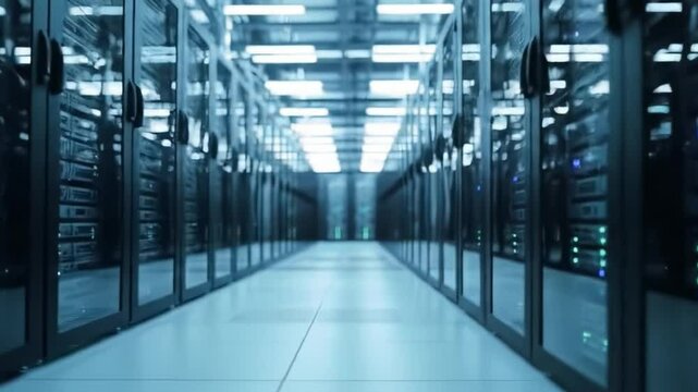 Tour of a high-tech data center showcasing advanced server technology and infrastructure design