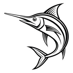 Naklejka premium vector illustration of a fish