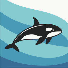 Fototapeta premium dolphin vector illustration