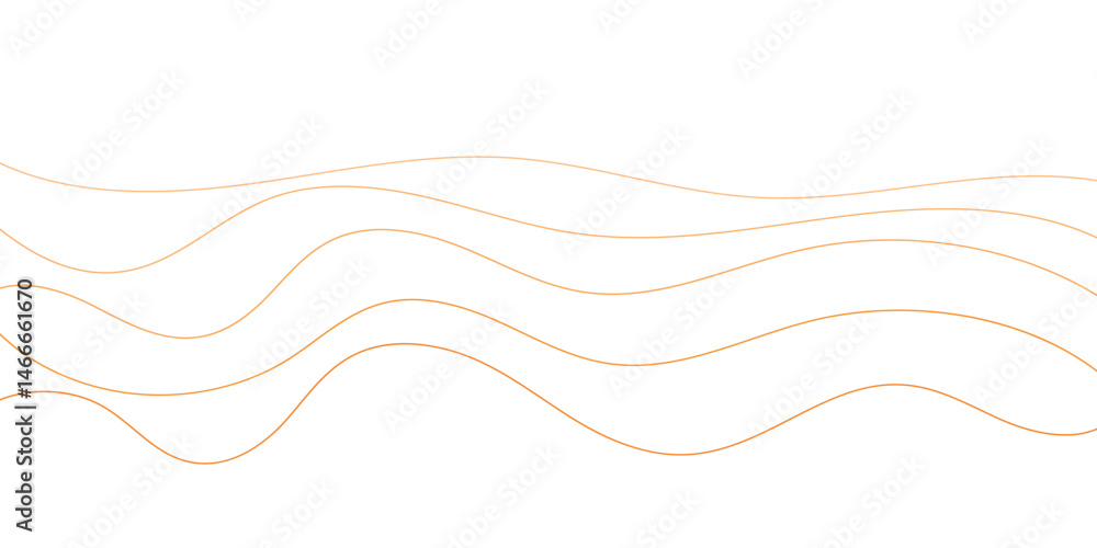 Poster a minimalist background featuring multiple, gently curving, gold lines creating a flowing wave patte