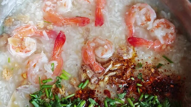Shrimp congee
