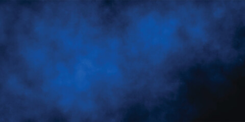 Abstract Background with Blue Foggy Mist and Soft Black Edge

